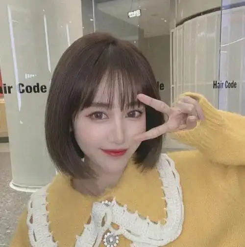 黑长直过时了,最近流行一种发型叫"韩式短发",照着剪也太美了|圆脸