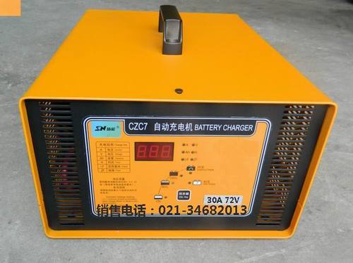 施能全自动智能充电机72v30a蓄电池充电器高频修复型充电机