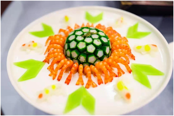 以茶设宴杭州首届龙井茶创新菜比武大赛在西湖边举行