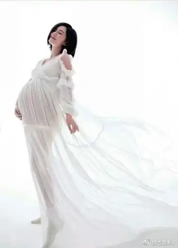 谢娜二胎孕肚照首次露出,孕味十足