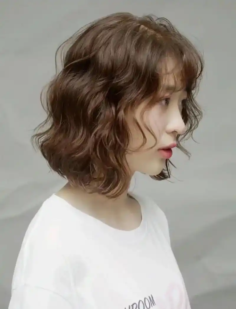 复古蛋蛋卷.复古蛋卷头 山相信我!烫一次就会爱上的中短发超可 - 抖音