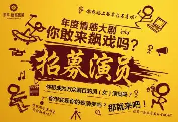 【招募演员】年度情感大剧,你敢来飙戏吗?