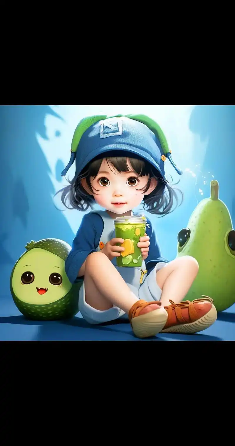 萌娃头像 #卡通头像 #平面设计 #高清图片 #卡通人物 - 抖音