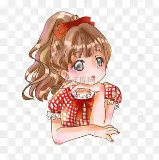 日本动漫可爱卡通女性人物形象