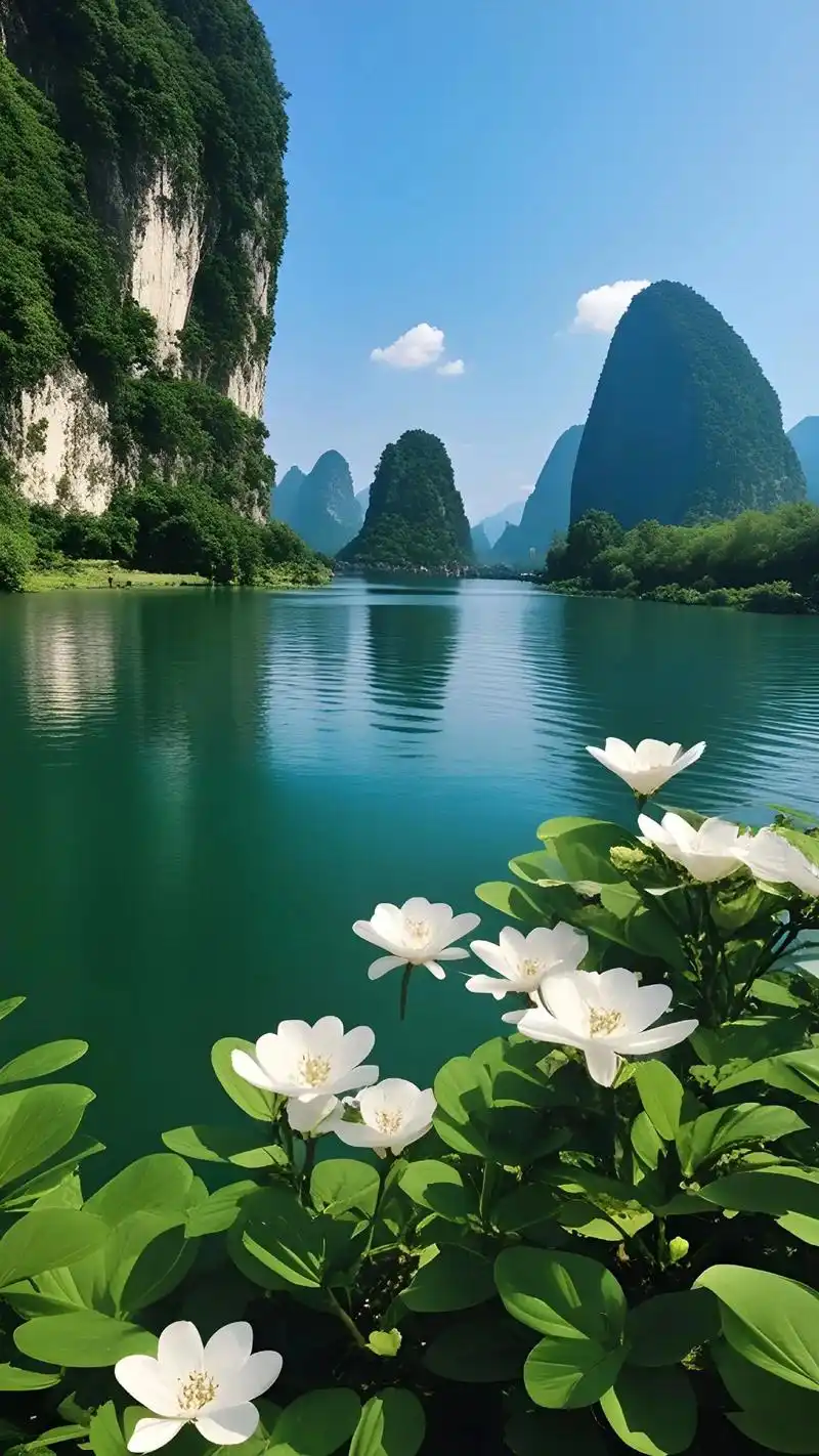 桂林山水.来到桂林漓江#感受大自然的气息和美景 #游山玩水看 - 抖音