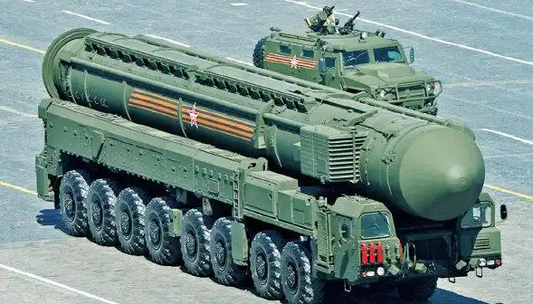俄罗斯"亚尔斯"洲际弹道导弹系统.(资料图)