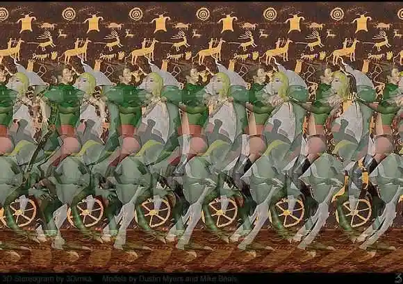 教你练就平行眼交叉眼自由转换 练成3d眼魔方墙秒破可裸眼看3d电影了