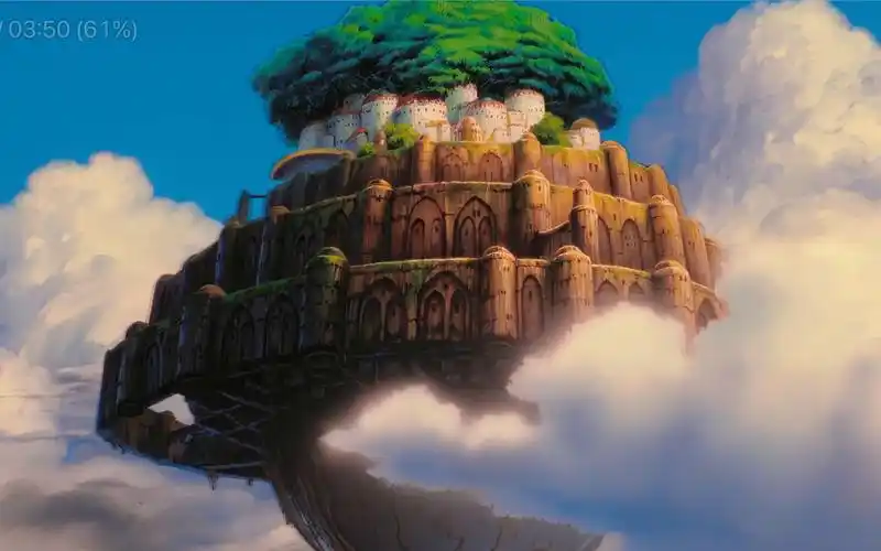 超清-《伴随着你》井上杏美【天空之城-宫崎骏】4k