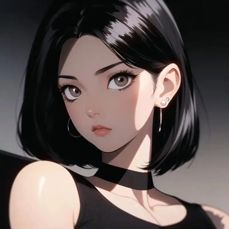 旧漫头像|超a短发穿西装的高冷御姐