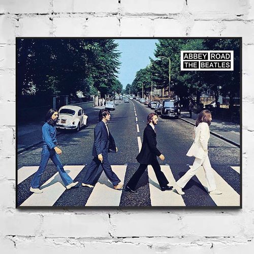 披头士 欧美音乐 摇滚乐队 海报 装饰画 客厅 卧室 挂画 背景墙