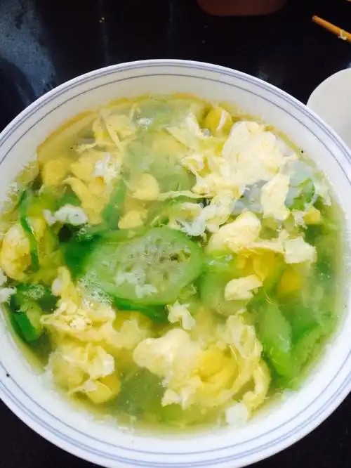 丝瓜鸡蛋汤