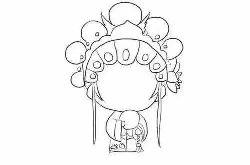 戏剧人物绘画教程 q版人物简笔画