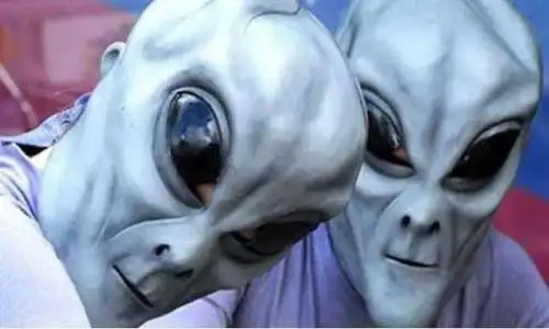 可能外星人长了个猪头,但是有驴的身体,以这样不可能存在的方式活着