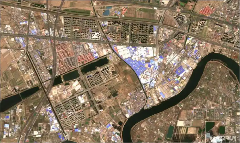 天津市2021年4月份最新卫星影像地图