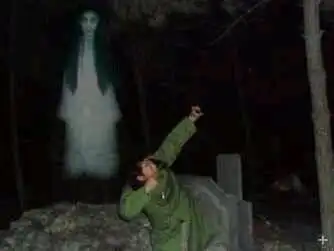 如何在照片里面p个幽灵出来 1 2014-06-12 有鬼魂出来吗?