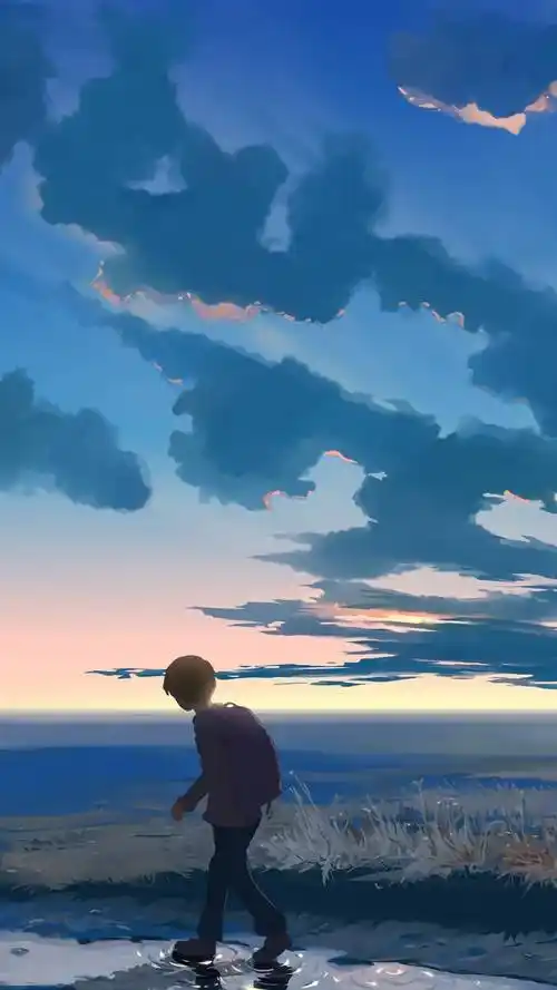 二次元唯美意境高清手机壁纸-卡通-壁纸下载-美桌网