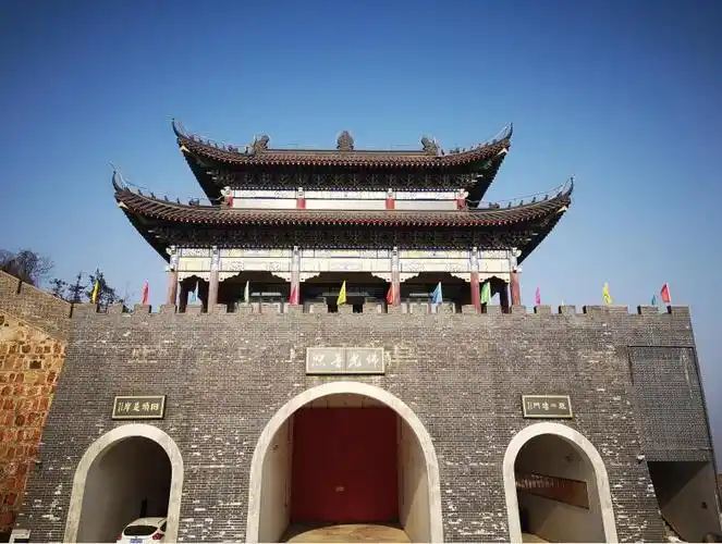 江苏西太湖太湖古堤宜兴丁山小长城福善寺春节好去处