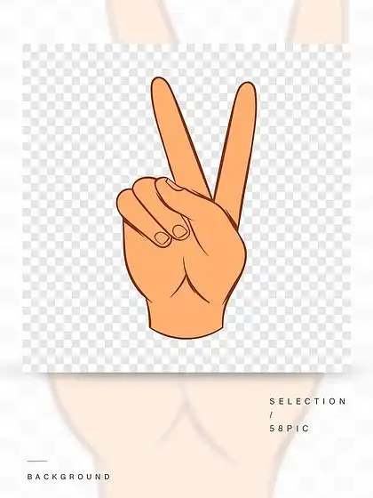 【v手势卡通】图片免费下载_v手势卡通素材_v手势卡通模板-千图网