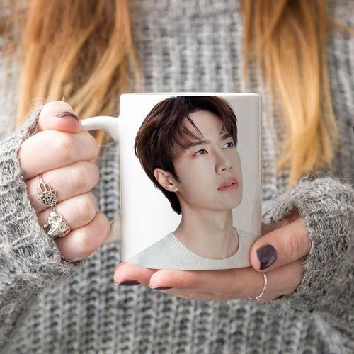 王一博马克杯水杯子签名照片明星同款应援周边生日礼物女友