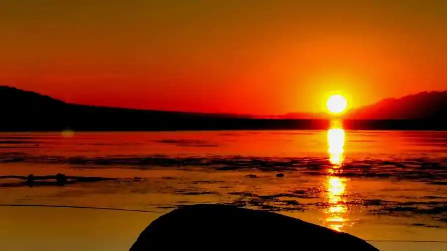抖音最火晚霞日落美景,高清壁纸,风景图片-回车桌面