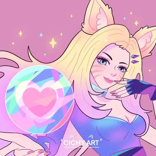 kda女团头像|插画|新锐潮流插画|cichy - 原创作品 - 站酷 (zcool)