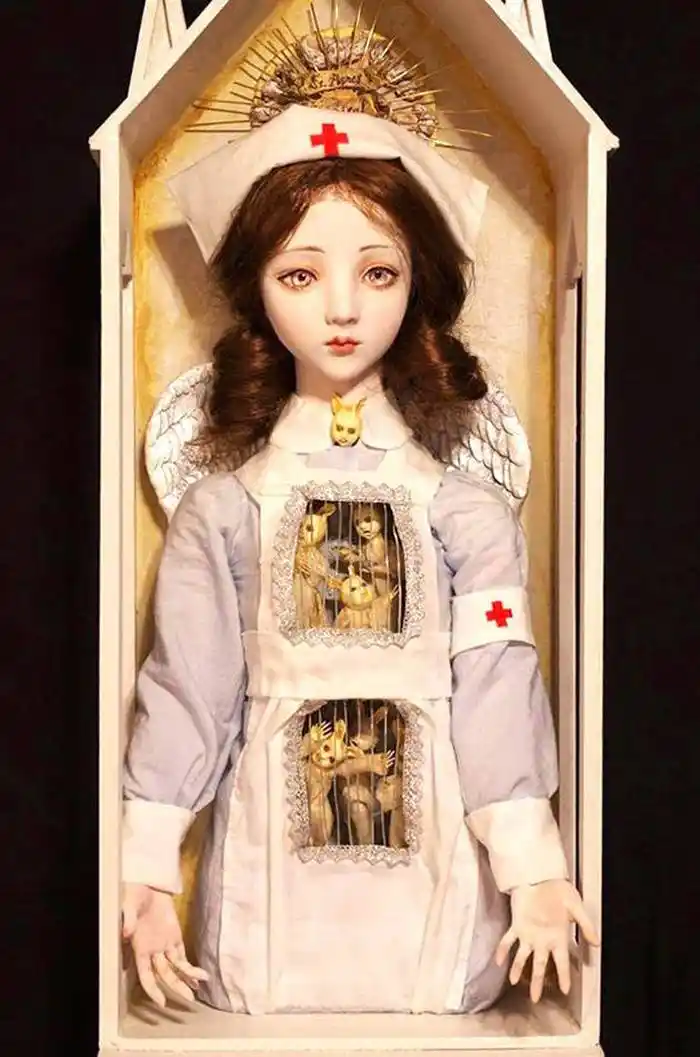 bjd娃娃美图:"恐怖人偶系列"滋长在毛骨悚然之地,慎入!