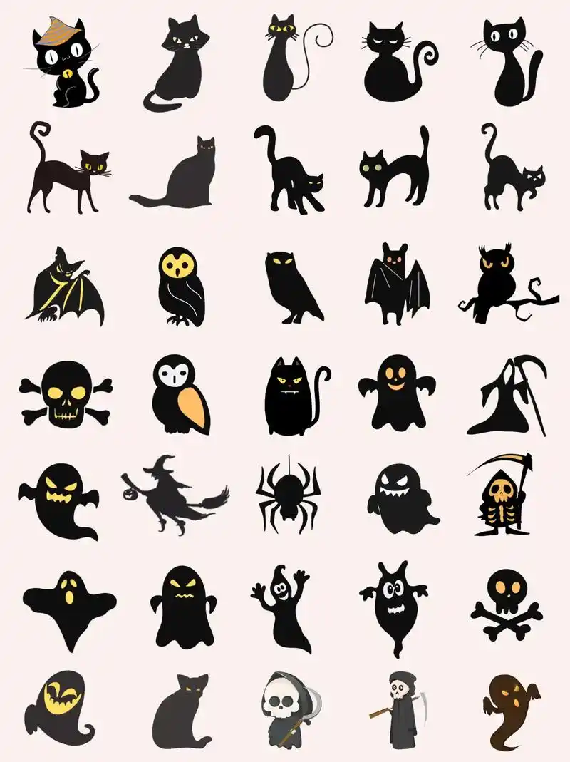 第二弹:万圣节99氛围营造元素png免扣.99昨天给大家分享 - 抖音