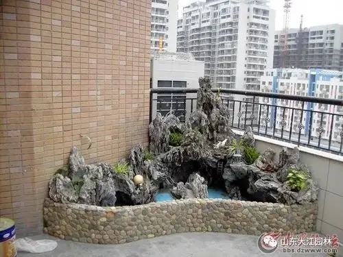 阳台假山鱼池精选