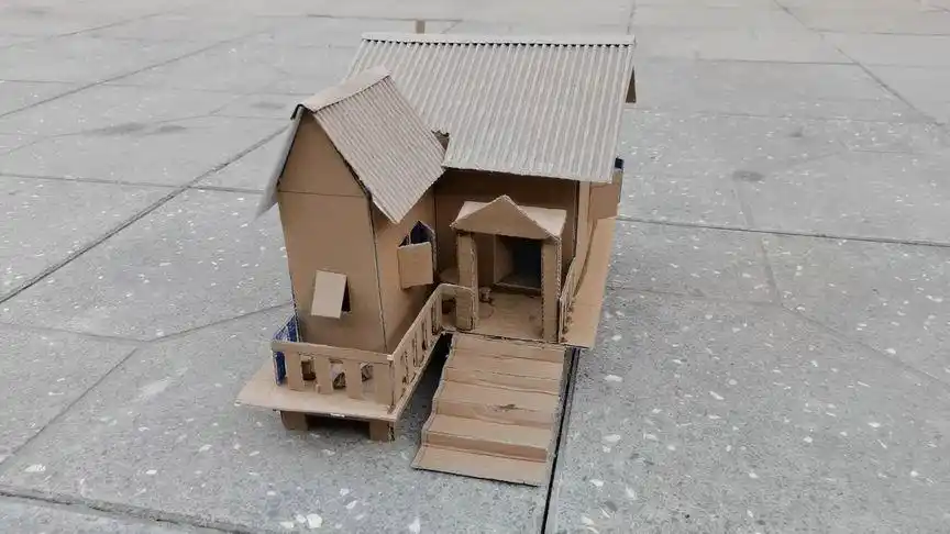 废纸箱再利用,手工打造,制作过程真的非常简单,真的