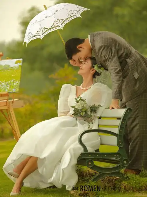 2021最火的法式婚纱照风格