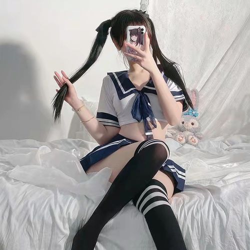 可爱日系分体泳衣女性感纯欲风超短裙式jk学院风潜水水手服比基尼