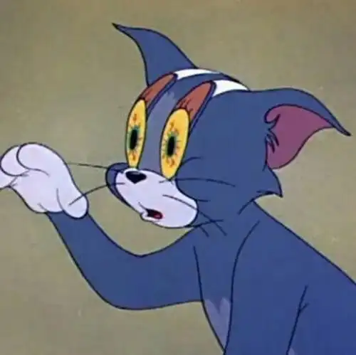 猫和老鼠牙签五黑头像图片大全