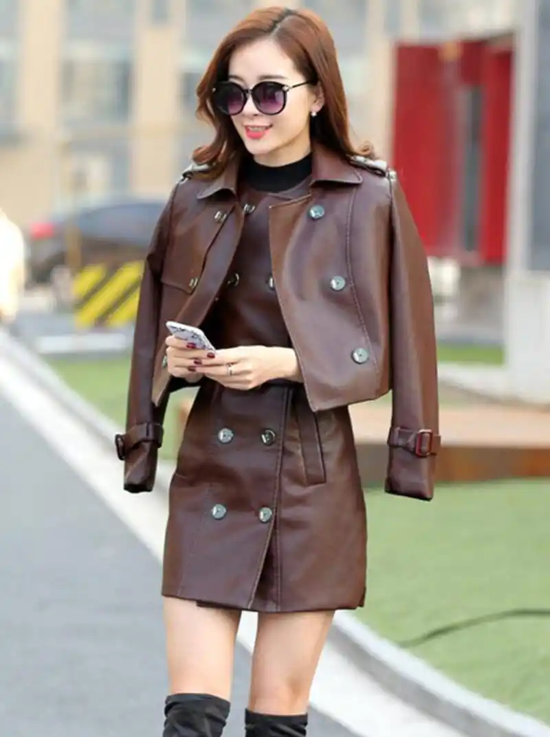 皮衣怎么搭配 女士?6种搭配风格可选,打造超强气场