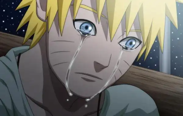 漩涡鸣人哭泣图片 火影忍者鸣人伤感动漫图片