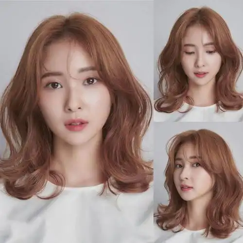 轻松拯救中长发尴尬期,必备烫发推荐97s卷 中分八字刘海的韩式卷发