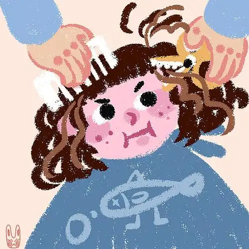 烫了头发「留念」