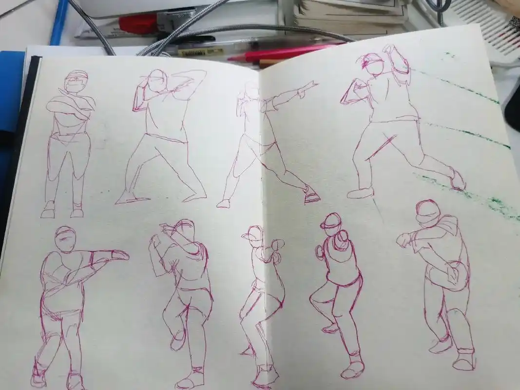 拆解张82经典动作嘿嘿00 #动作分解手绘 #动画blocki - 抖音