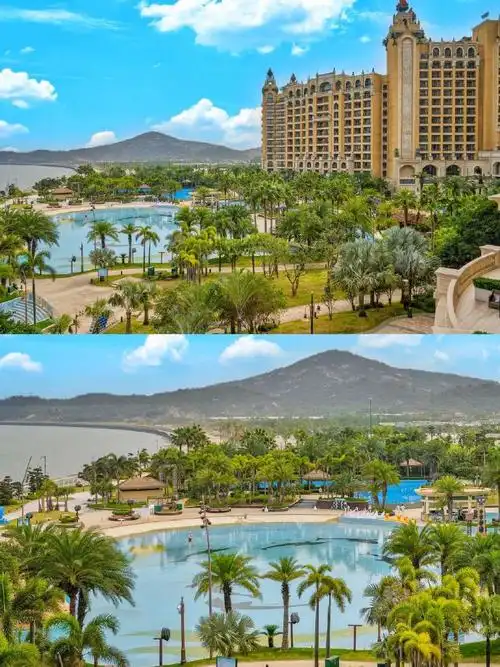 完全沉浸在海洋王国的浪漫98  还有长隆横琴湾酒店的度假氛围中