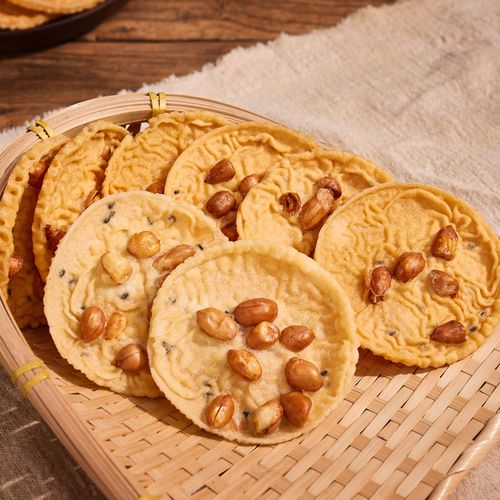 江西特产月亮巴赣州花生巴粑豆巴子赣南客家豆饼油炸锅巴零食小吃