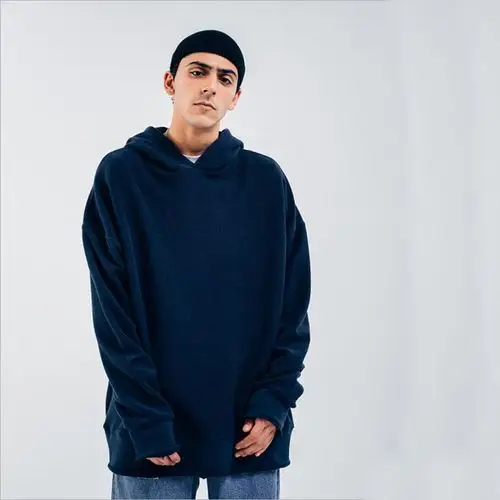 批发空白连帽运动衫前袋鼠口袋连帽衫