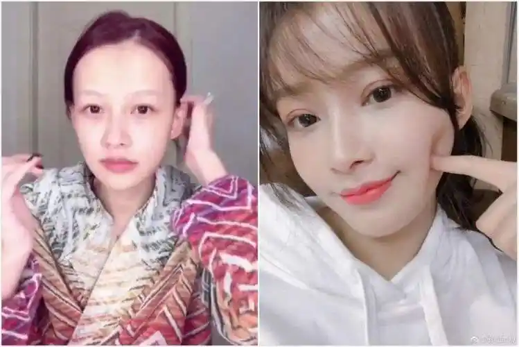 孙怡素颜丑甜美笑容才是她的必杀技腮红唇妆呼应更是少女十足