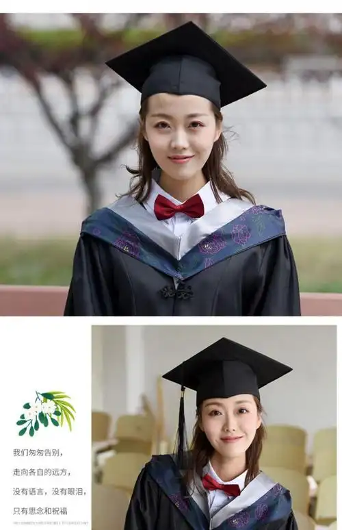 学士服大学生文科毕业典礼理科礼服定制理学本科文学工科博士服 灰色