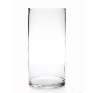 圆柱玻璃花瓶直筒大号