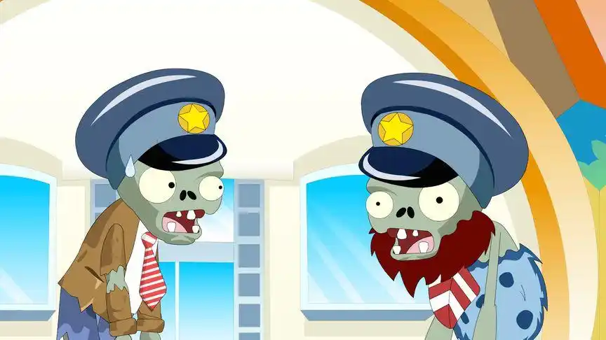 不负责的警长-植物大战僵尸游戏搞笑动画