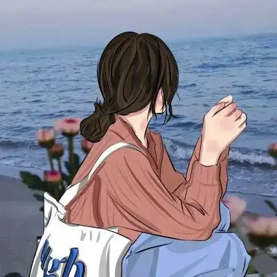 超火超好看的女生手绘头像图片