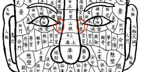 有黑痣者,男主妨妻,女主妨夫.