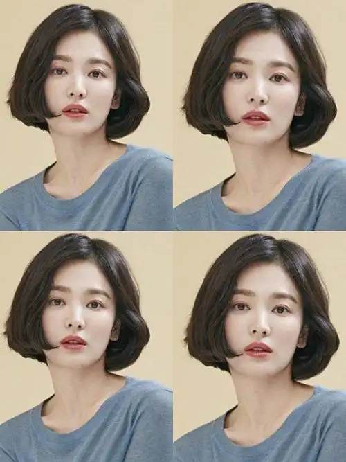 宋慧乔水波纹短发—知性,短发图片,发型图片