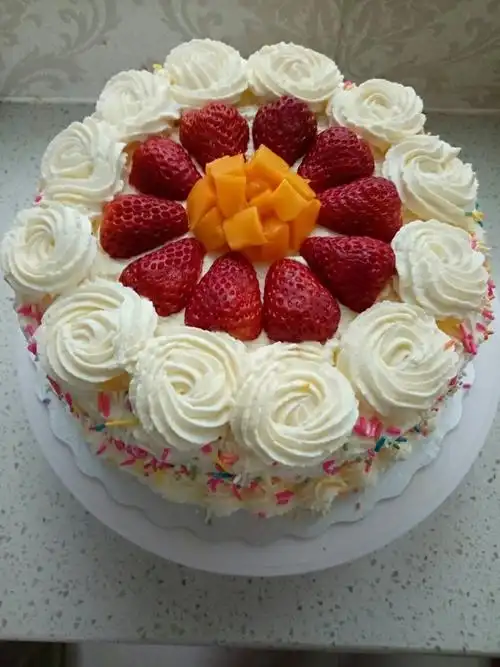 悠然_8ole做的水果奶油【生日蛋糕】