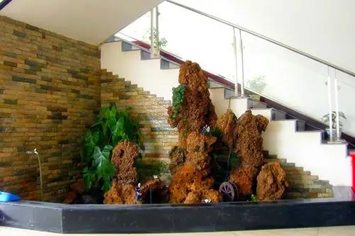 室内假山鱼池图片大全