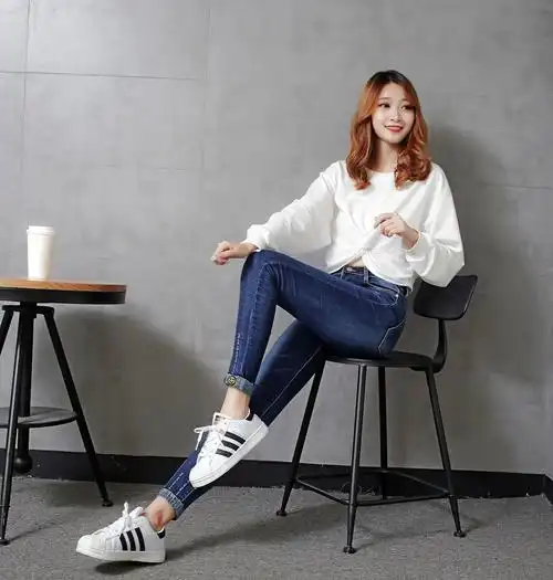 春季2019新款纯棉牛仔裤女紧身显瘦百搭韩版小脚裤